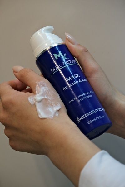 Mediceuticals, MX Dual Therapy&trade; - maska regenerująca do włos&oacute;w i sk&oacute;ry głowy, 150 ml 56006 zdjęcia