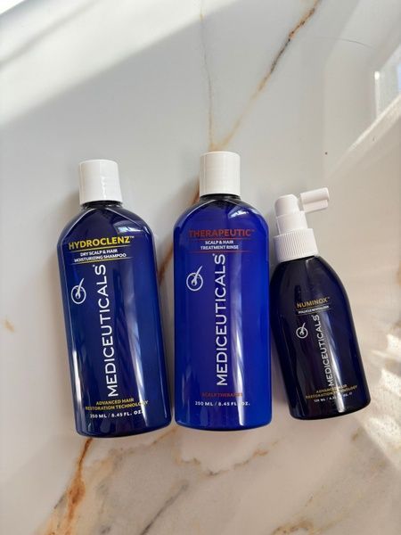 Mediceuticals zestaw do pielęgnacji suchych włos&oacute;w i sk&oacute;ry głowy z tendencją do przerzedzania dla mężczyzn (Hydraclenz&trade; 250ml, Therapeutic&trade; 250ml, Numinox&trade; 125ml) 51008 zdjęcia