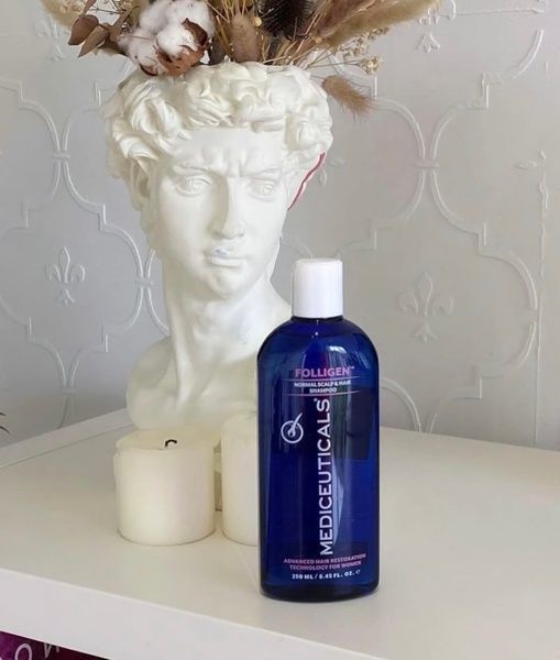 Mediceuticals Folligen&trade; &ndash; szampon dla kobiet do normalnej sk&oacute;ry głowy ze skłonnością do przetłuszczania się, dla włos&oacute;w z tendencją do przerzedzania, 250 ml 52001 zdjęcia