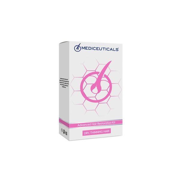 Mediceuticals zestaw do pielęgnacji suchych włos&oacute;w i sk&oacute;ry głowy z tendencją do przerzedzania dla kobiet (Saturate&trade; 250ml, Vitatin&trade; 250ml, Cellagen&trade; 125ml) 52010 zdjęcia