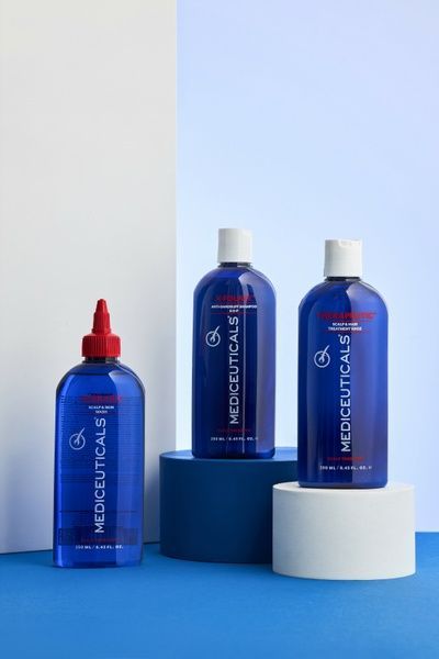 Mediceuticals Zestaw kosmetyk&oacute;w Dandruff (X-Folate&trade; 250ml, Therapeutic&trade; 250ml, TheraRx&trade; 250ml) 54010 zdjęcia
