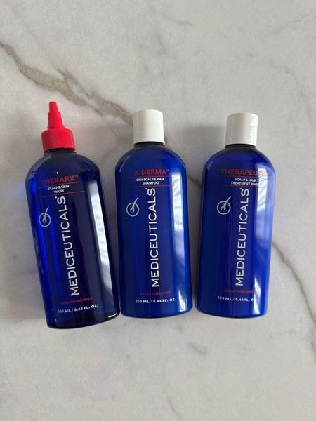 Mediceuticals Zestaw kosmetyk&oacute;w do pielęgnacji sk&oacute;ry głowy ze skłonnością do suchości (X-Derma&trade; 250ml, Therapeutic&trade; 250ml, TheraRx&trade; 250ml) 54011 zdjęcia